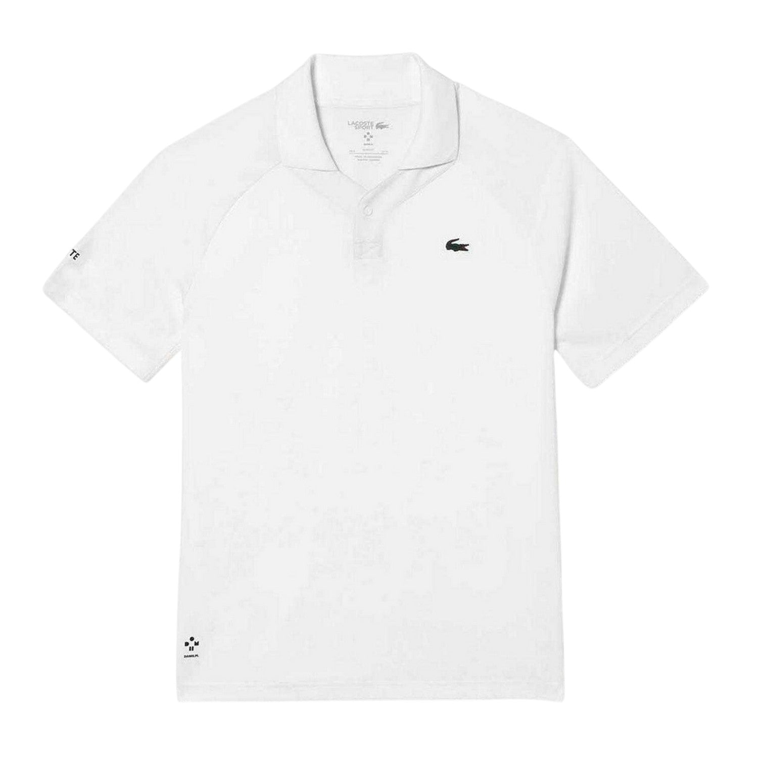 White - Front - Lacoste Mens Daniil Slim Polo Shirt