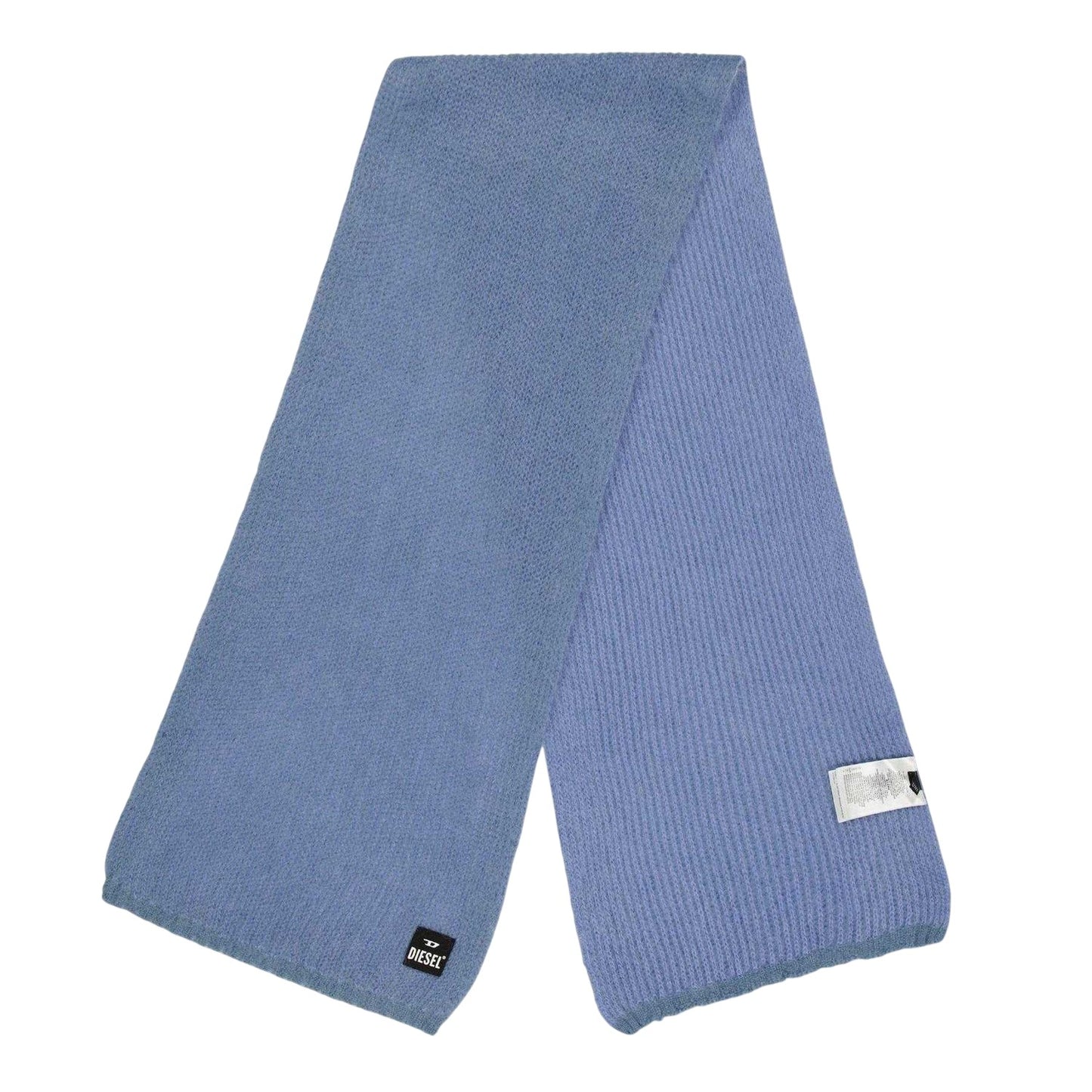 China Blue - Front - Diesel Unisex Adult Knitted Midweight Scarf