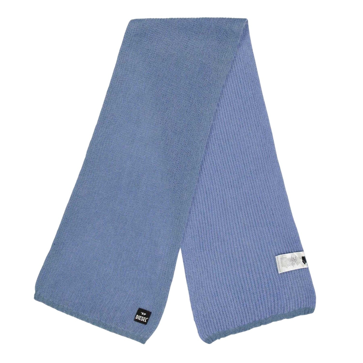 China Blue - Front - Diesel Unisex Adult Knitted Midweight Scarf
