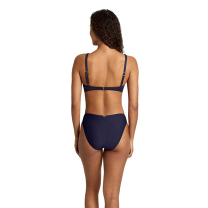 Navy - Back - Ralph Lauren Womens-Ladies Mid Rise Bikini Bottoms