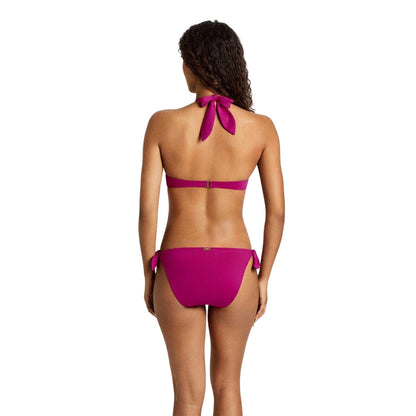 Pink - Back - Ralph Lauren Womens-Ladies Side Tie Hipster Bikini Bottoms
