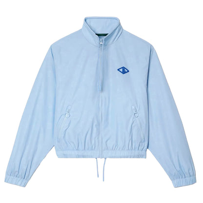 Blue - Front - Lacoste Womens-Ladies Monogram Track Jacket