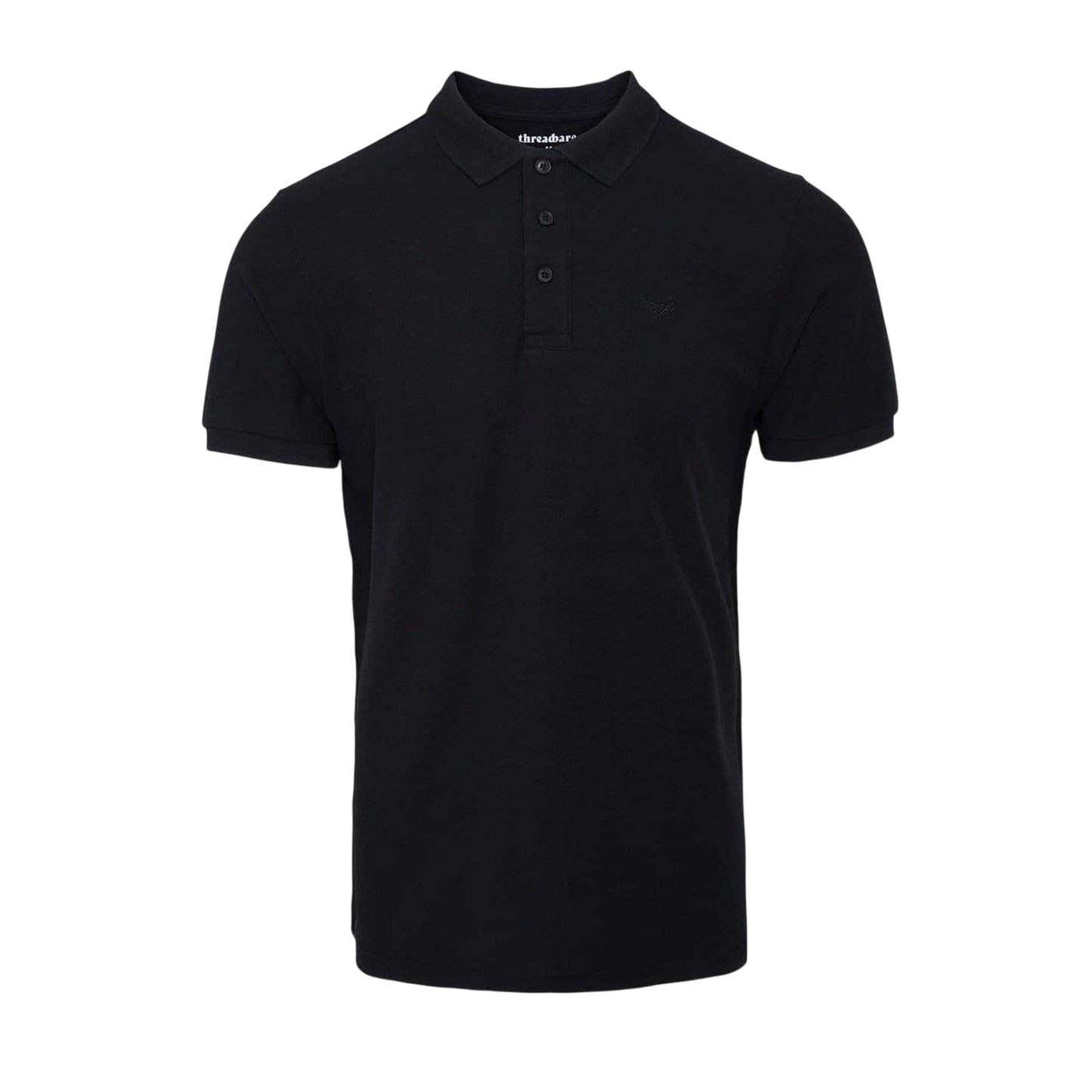 Multicoloured - Back - Threadbare Mens Regular Short-Sleeved Polo Shirt (Pack of 3)