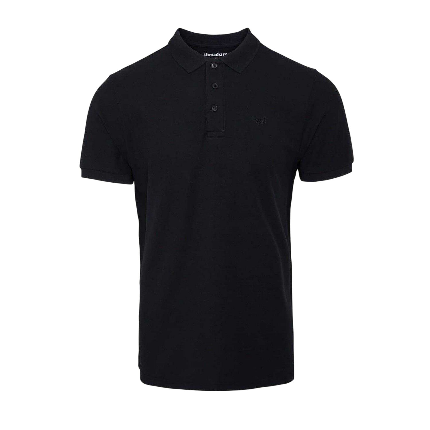 Multicoloured - Back - Threadbare Mens Regular Short-Sleeved Polo Shirt (Pack of 3)