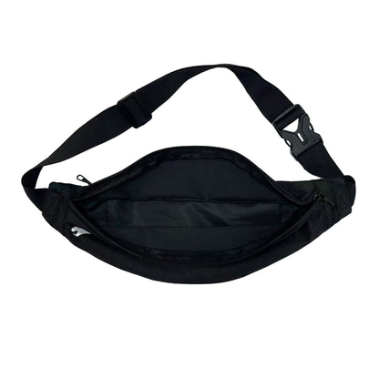 Black - Lifestyle - Slazenger Logo Sport Bum Bag