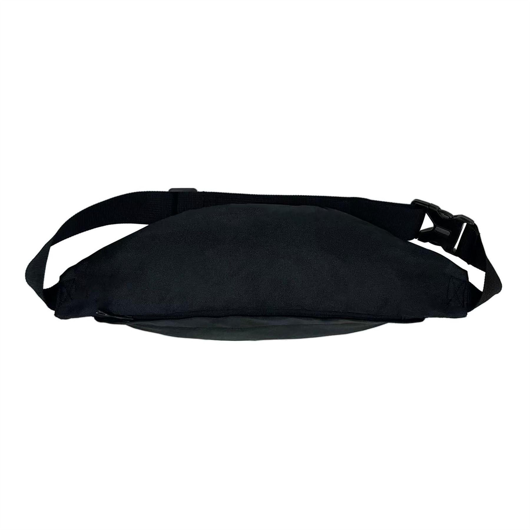 Black - Pack Shot - Slazenger Logo Sport Bum Bag