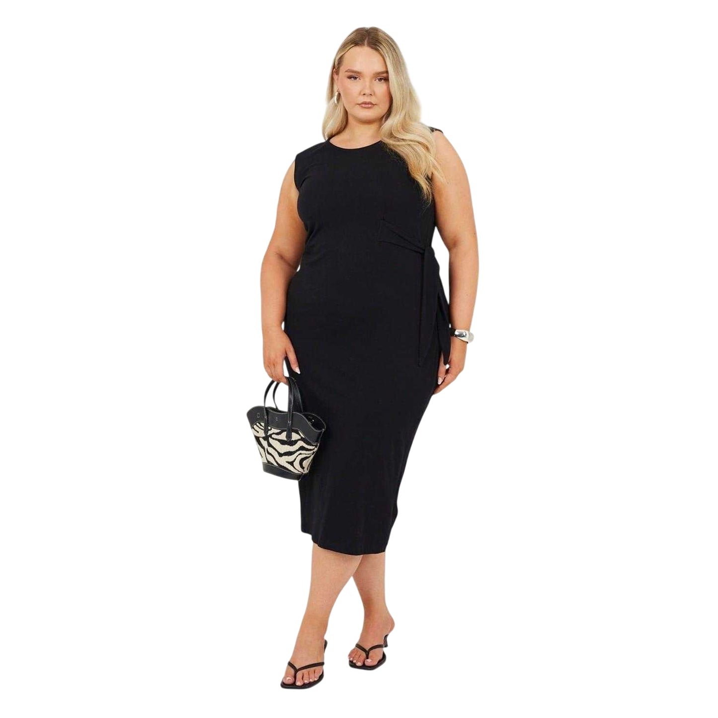 Black - Lifestyle - Brave Soul Womens-Ladies Sleeveless Midi Dress