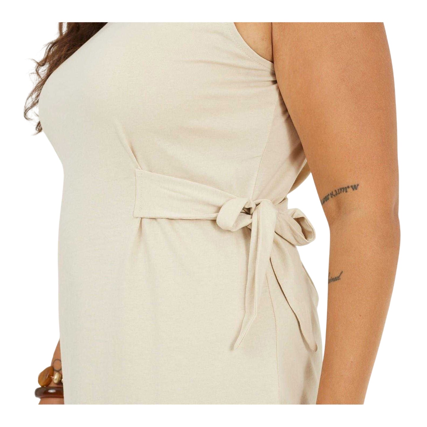 Stone - Side - Brave Soul Womens-Ladies Sleeveless Midi Dress