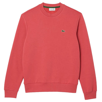 Red - Front - Lacoste Unisex Adult Fleece Crew Neck Sweatshirt