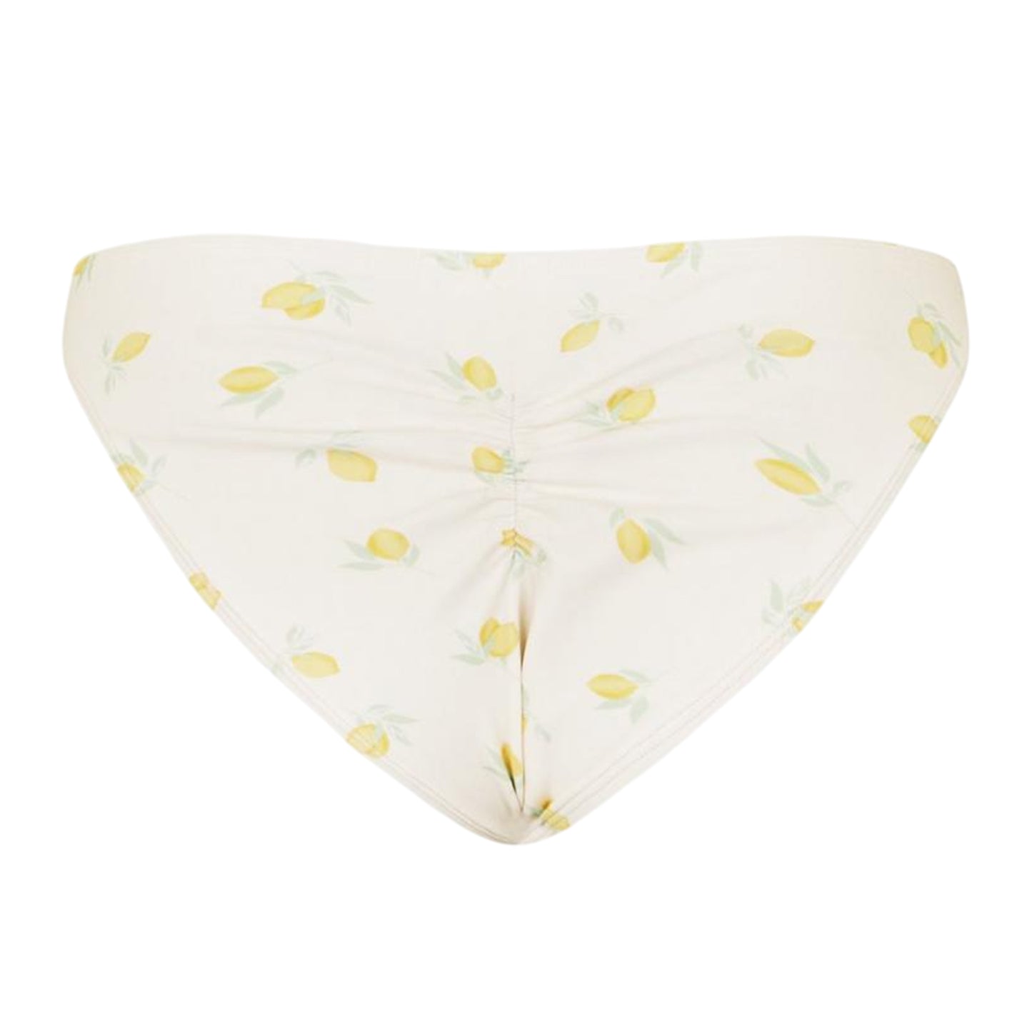 White-Yellow - Back - Jack Wills Womens-Ladies Lemon High Waist Tanga