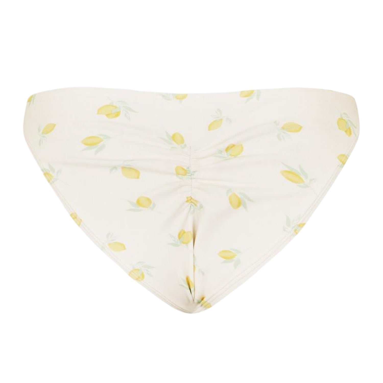 White-Yellow - Back - Jack Wills Womens-Ladies Lemon High Waist Tanga