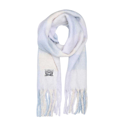 Multicoloured - Front - Levis Plaid Knitted Lightweight Scarf