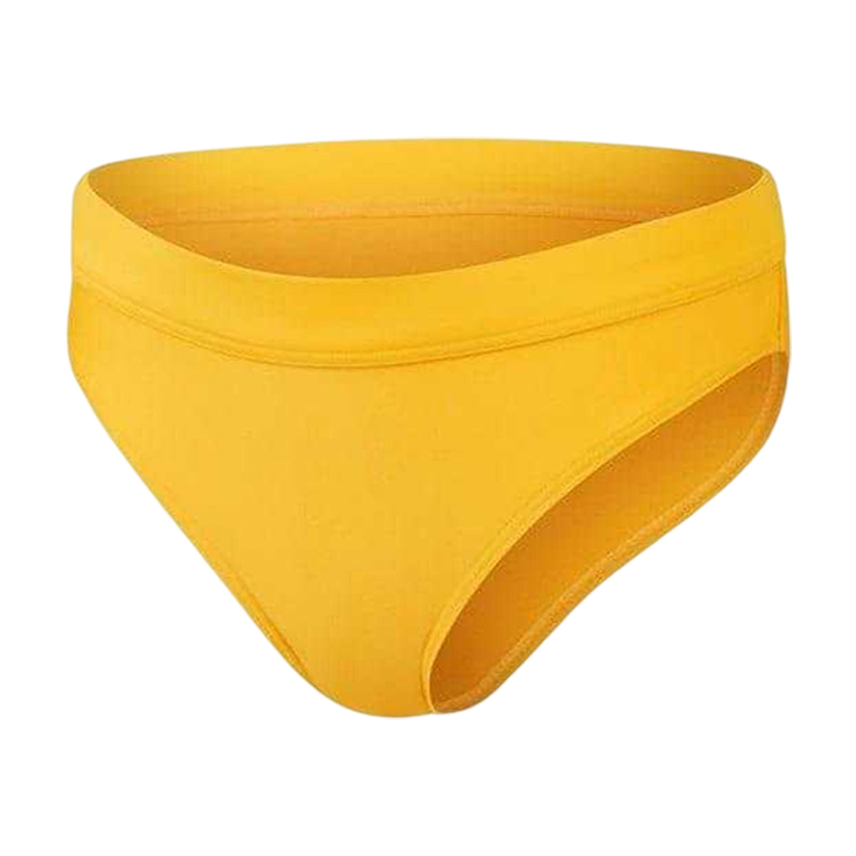 Yellow - Side - Speedo Womens-Ladies Triangle Two-Piece Swimsuit