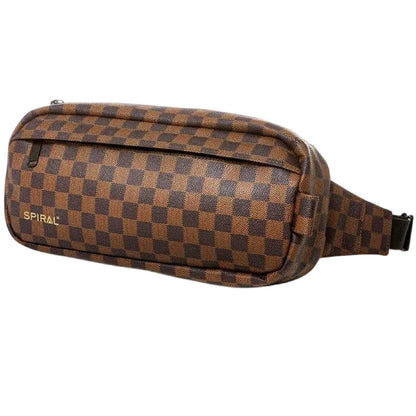 Golden - Pack Shot - Spiral Checkerboard Bum Bag