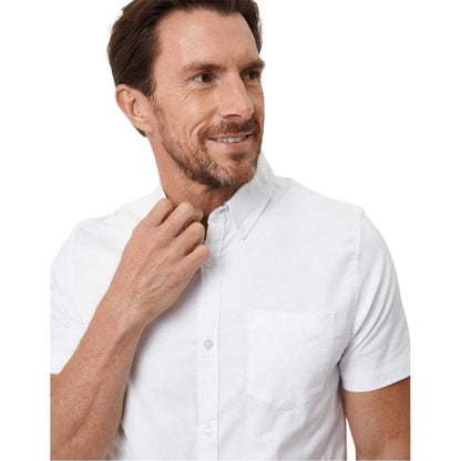 White - Lifestyle - Saltwell Mens Oxford Chest Pocket Shirt