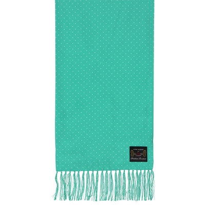 Mint Green - Back - Luke Unisex Adult Dotted Midweight Scarf