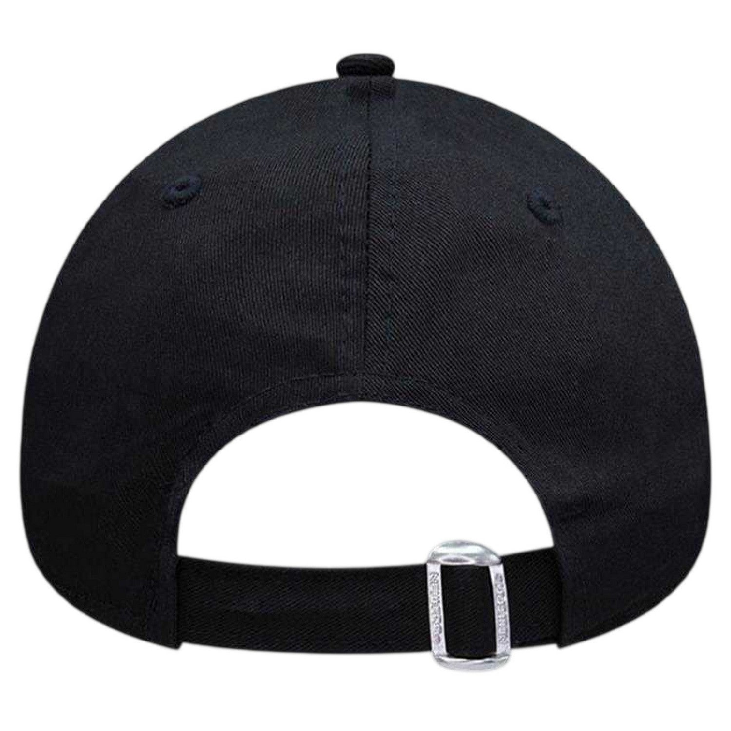 Black - Back - New Era Embroidered Logo Adjustable Baseball Cap
