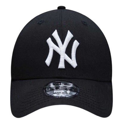 Navy - Side - New Era Embroidered Logo Adjustable Baseball Cap