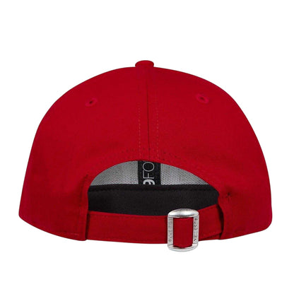 Red - Back - New Era Embroidered Logo Adjustable Baseball Cap