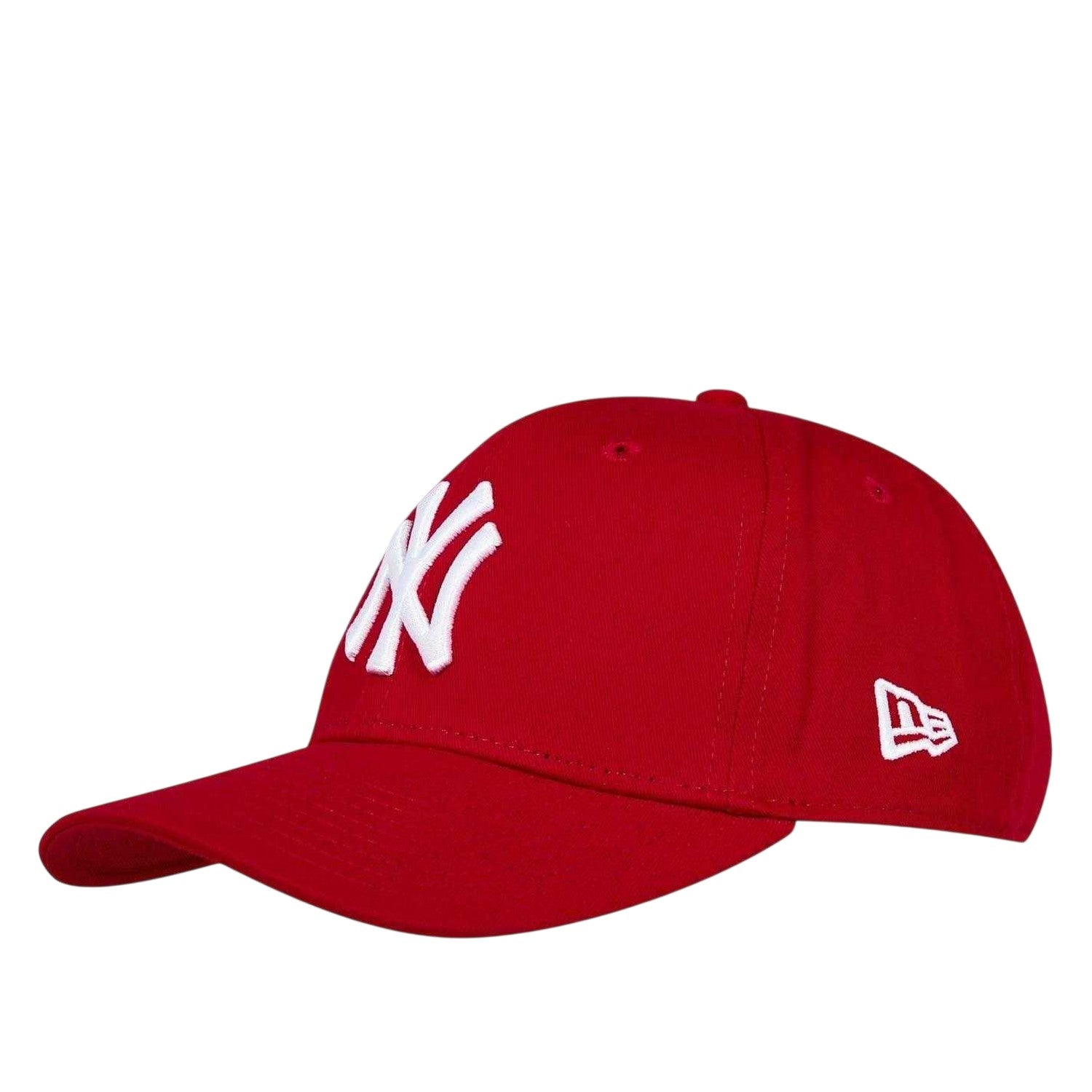 Red - Side - New Era Embroidered Logo Adjustable Baseball Cap