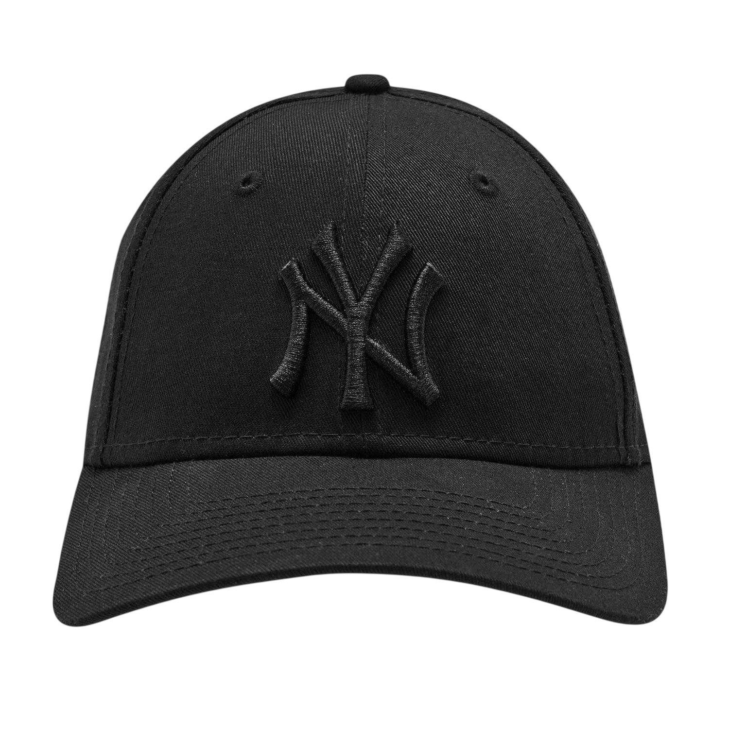 Triple Black - Front - New Era Embroidered Logo Adjustable Baseball Cap