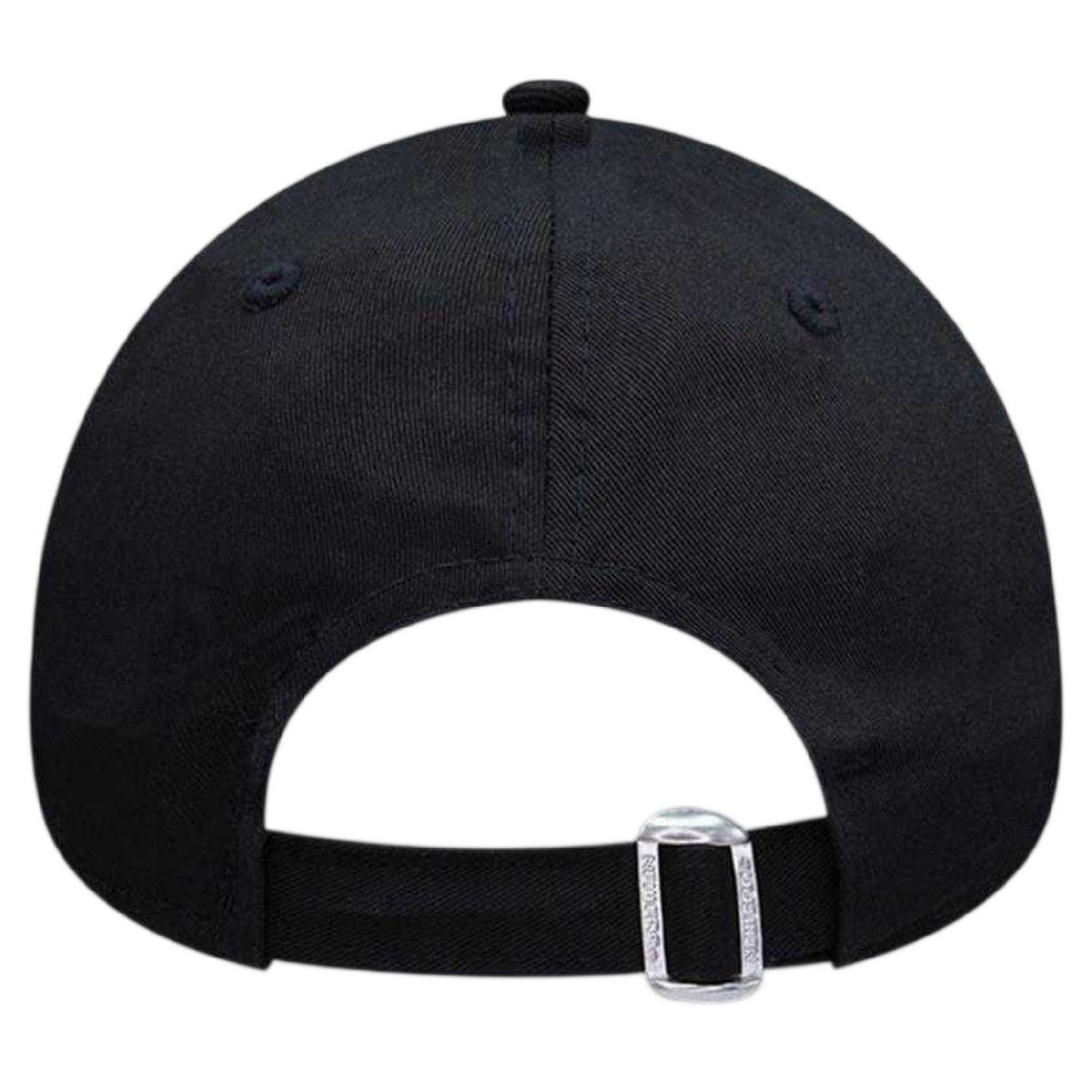 Black - Back - New Era Embroidered Logo Adjustable Baseball Cap