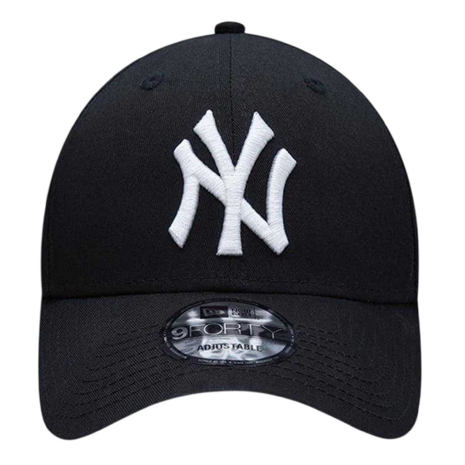 Black - Side - New Era Embroidered Logo Adjustable Baseball Cap