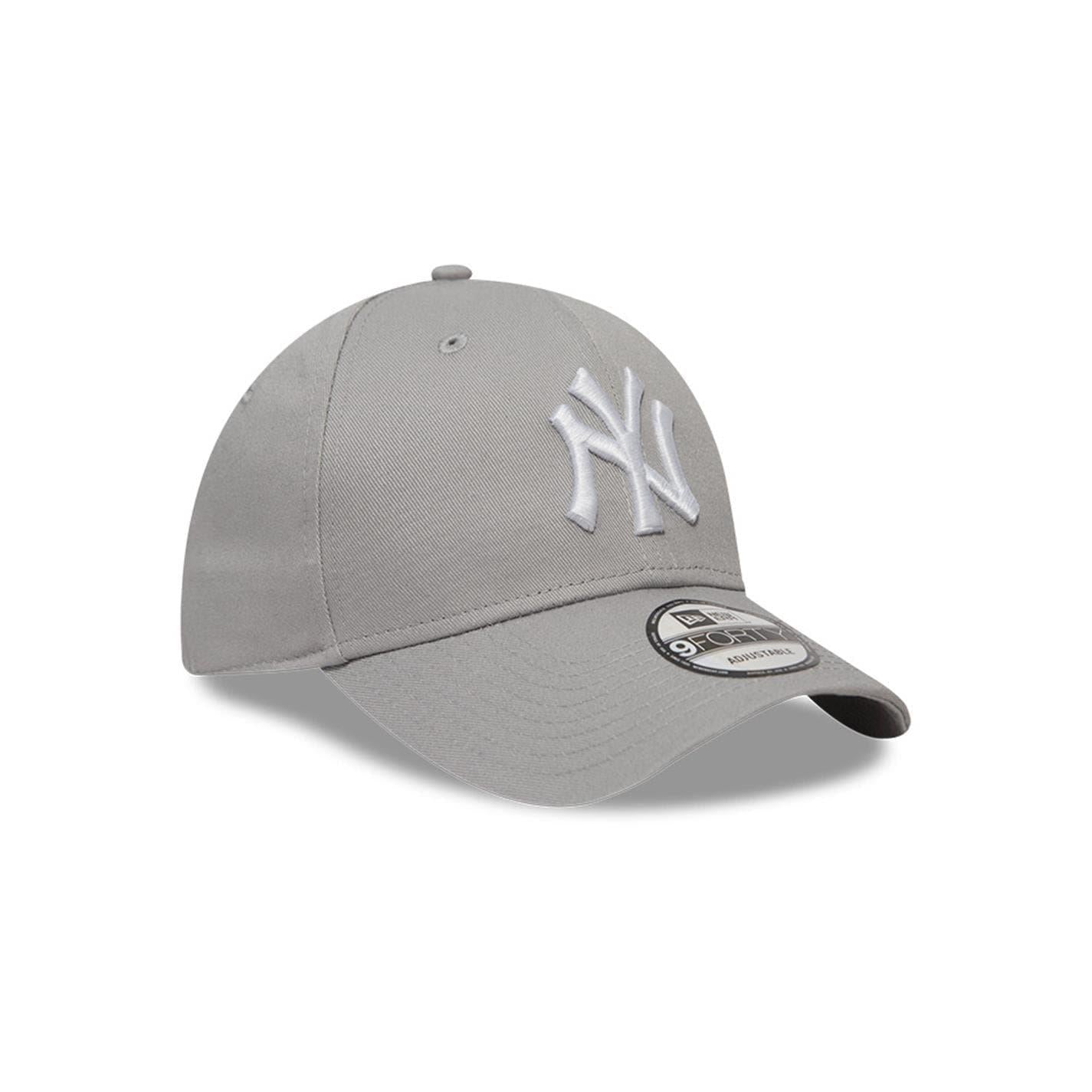 Grey - Back - New Era Embroidered Logo Adjustable Baseball Cap