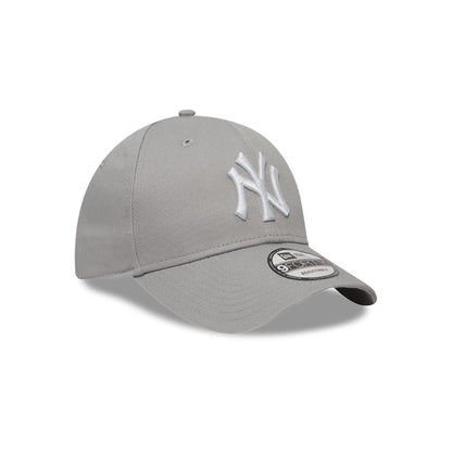 Grey - Back - New Era Embroidered Logo Adjustable Baseball Cap