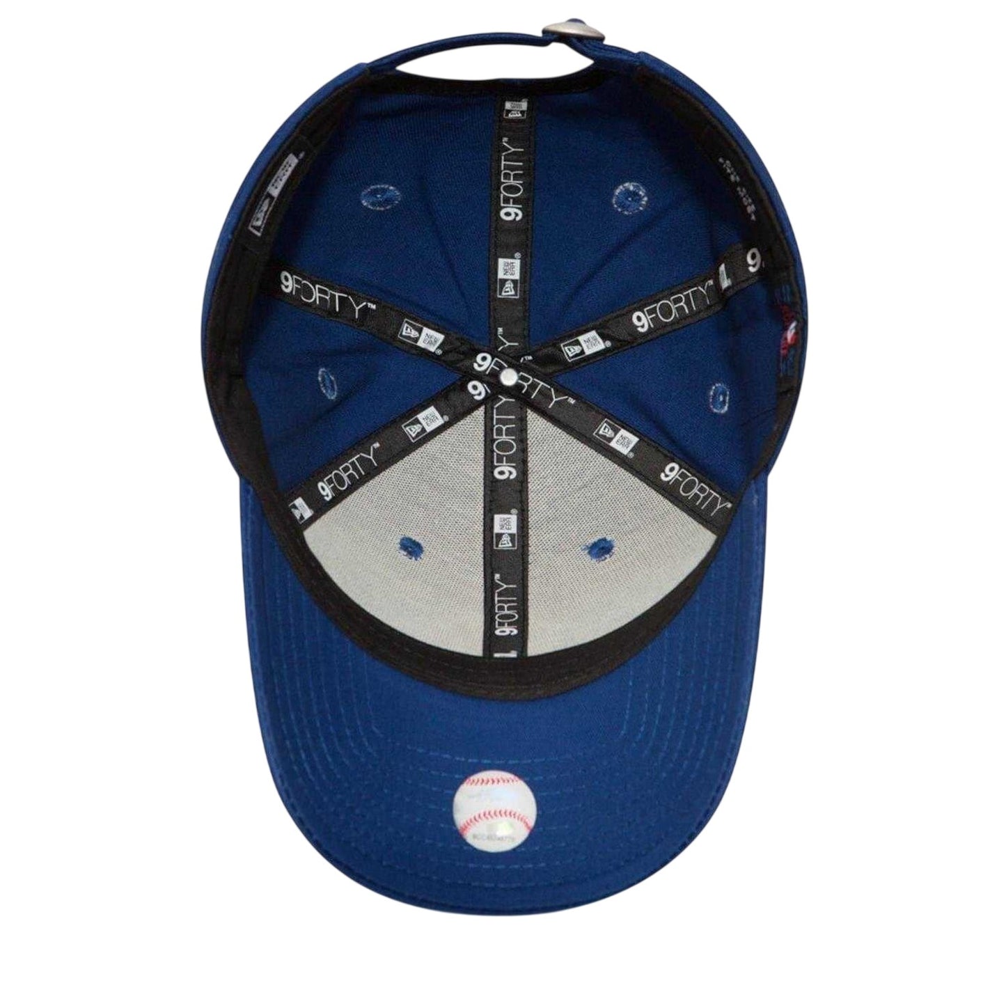 Blue - Side - New Era Embroidered Logo Adjustable Baseball Cap