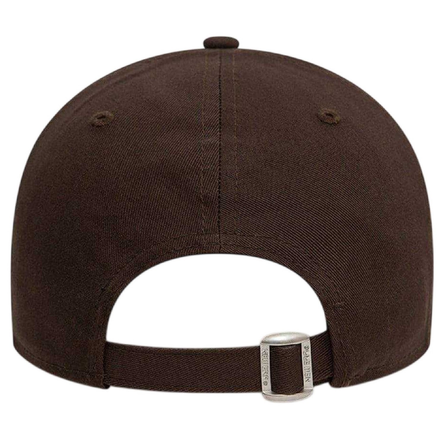 Brown-White - Back - New Era Embroidered Logo Adjustable Baseball Cap