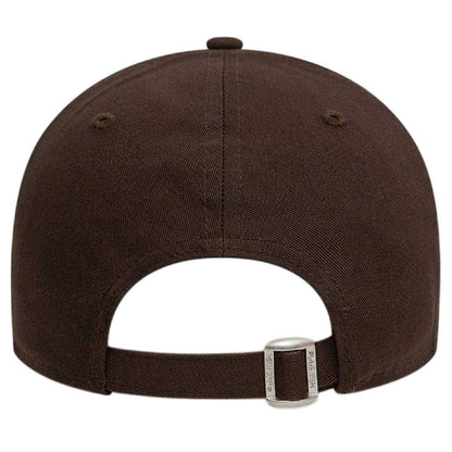 Brown-White - Back - New Era Embroidered Logo Adjustable Baseball Cap