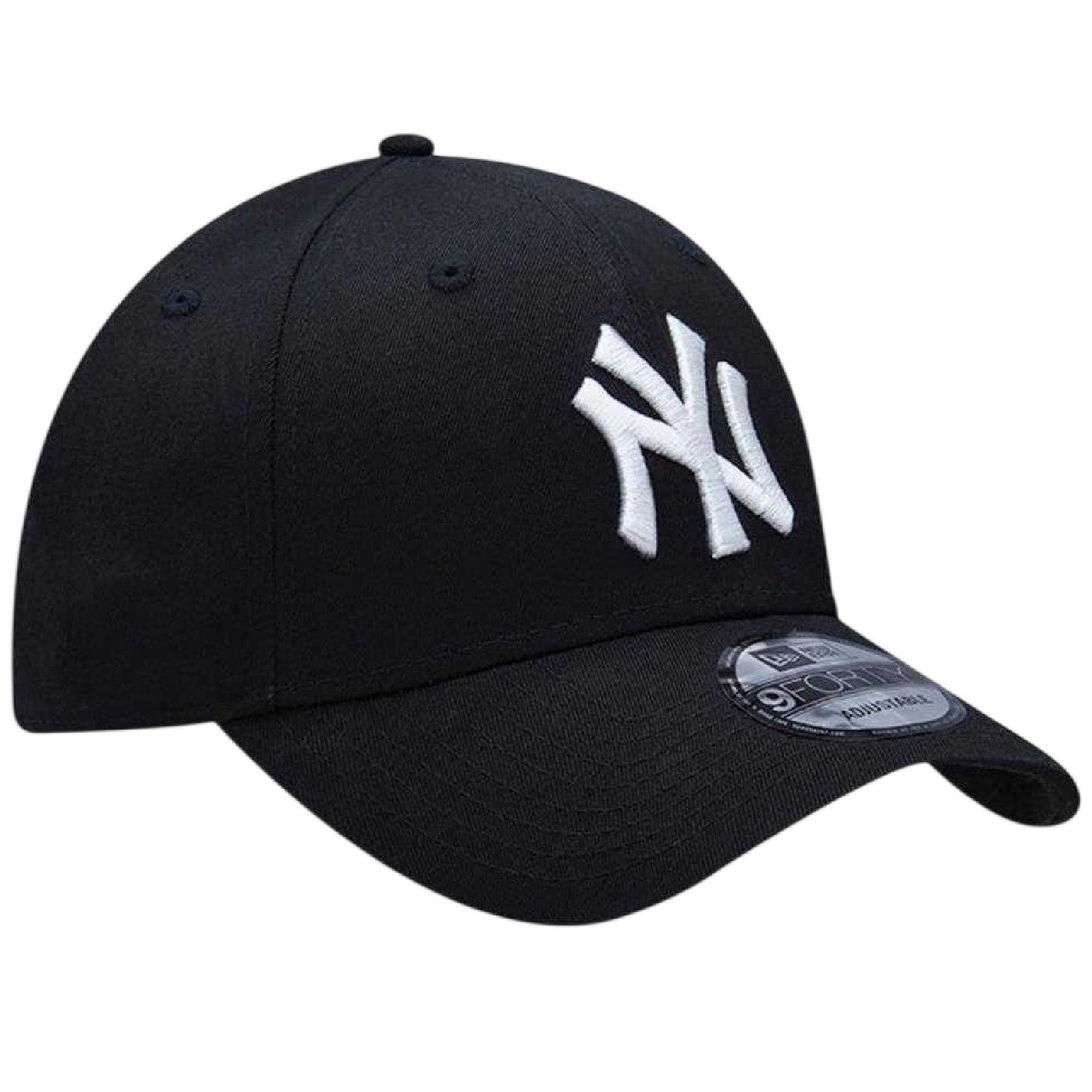 Black - Front - New Era Embroidered Logo Adjustable Baseball Cap