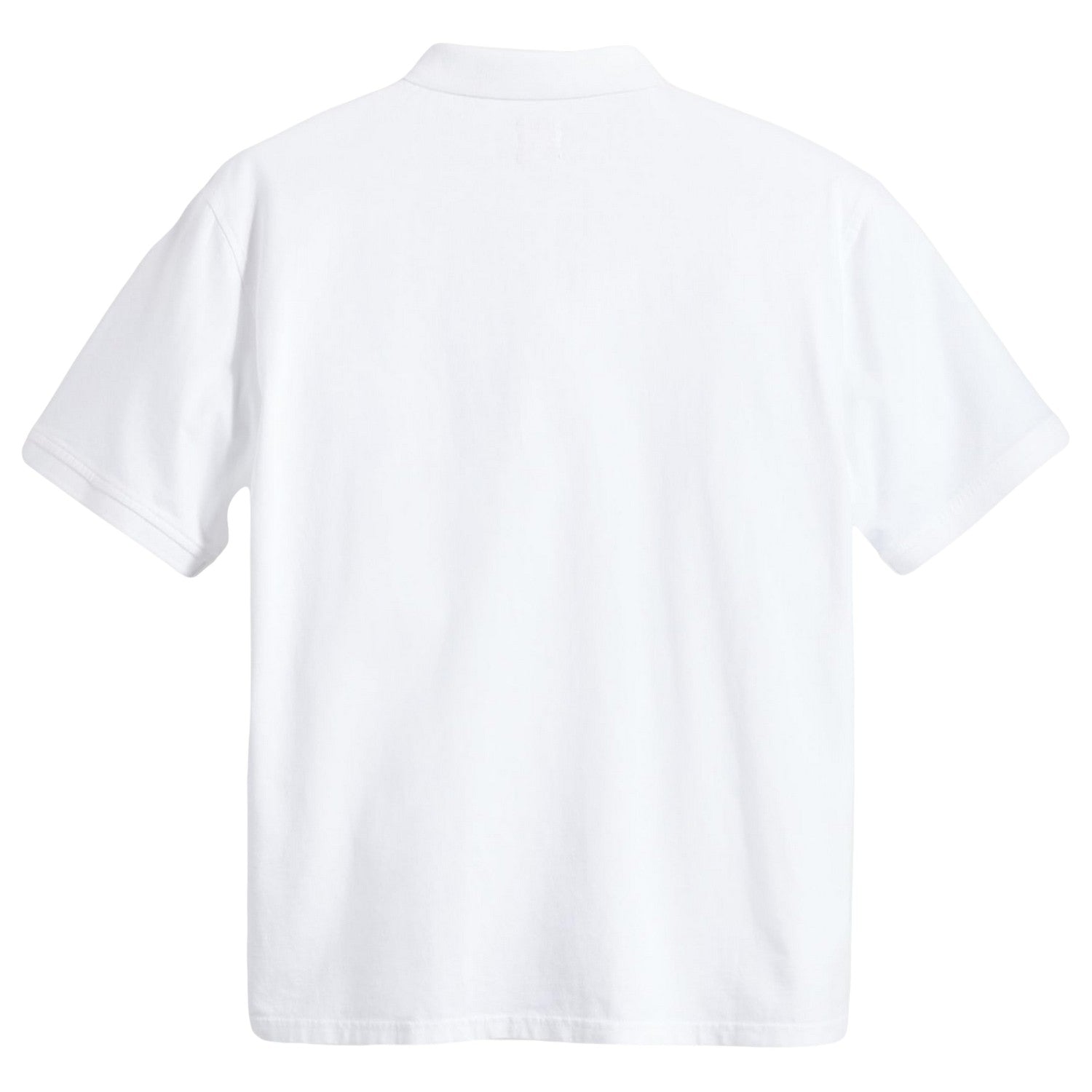 Bright White - Back - Ben Sherman Mens Cotton Relaxed Fit Polo Shirt