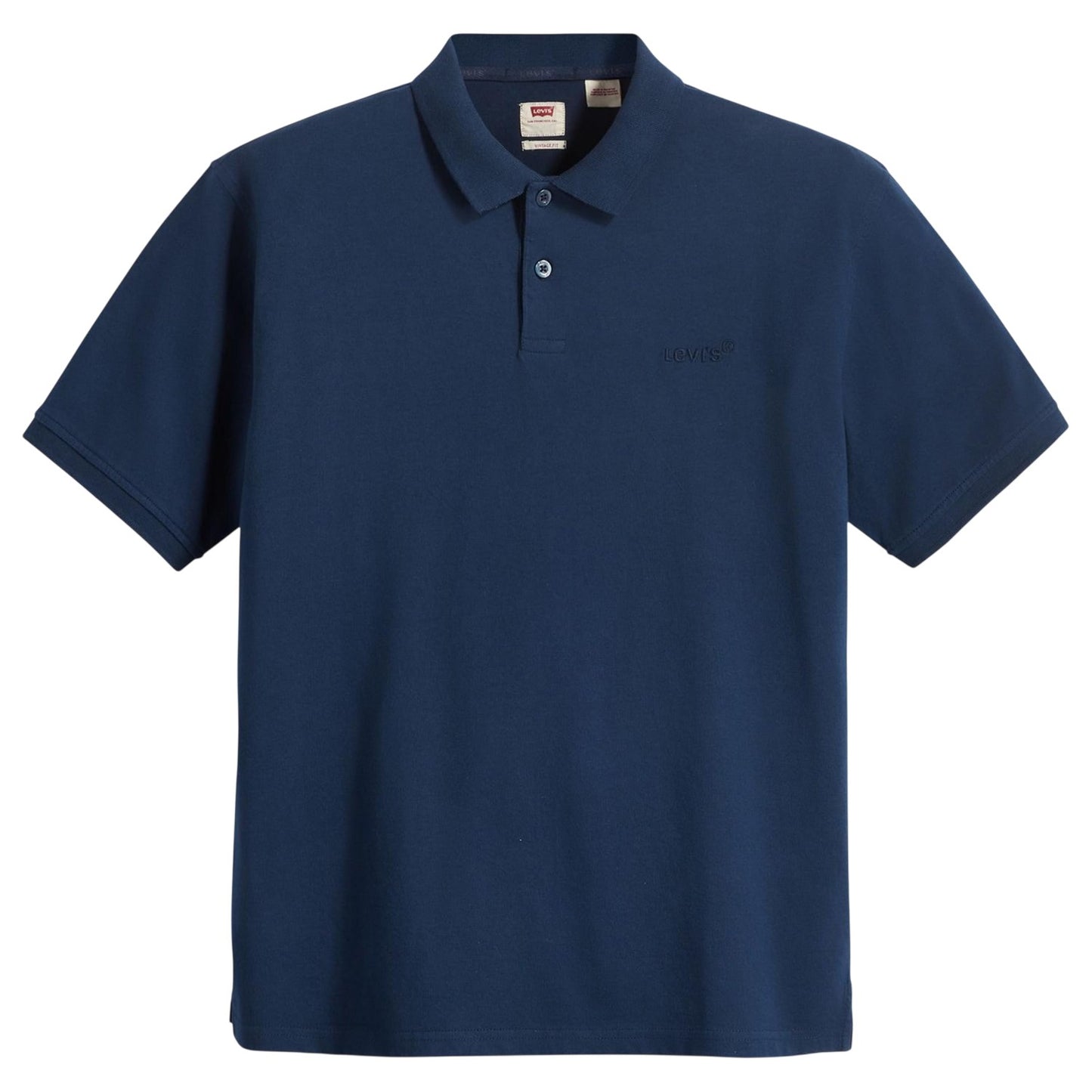 Navy Blazer - Front - Ben Sherman Mens Cotton Relaxed Fit Polo Shirt