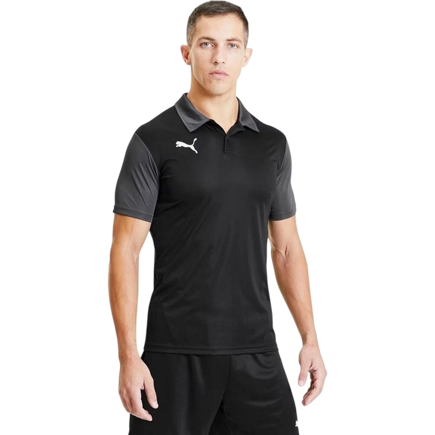 Black - Lifestyle - Puma Mens TeamGoal 23 Sideline Polo Shirt