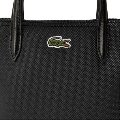 Black - Lifestyle - Lacoste Logo Canvas Crossbody Bag