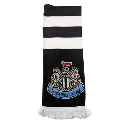 Black-White - Back - Newcastle United FC Crest Acrylic Football Scarf