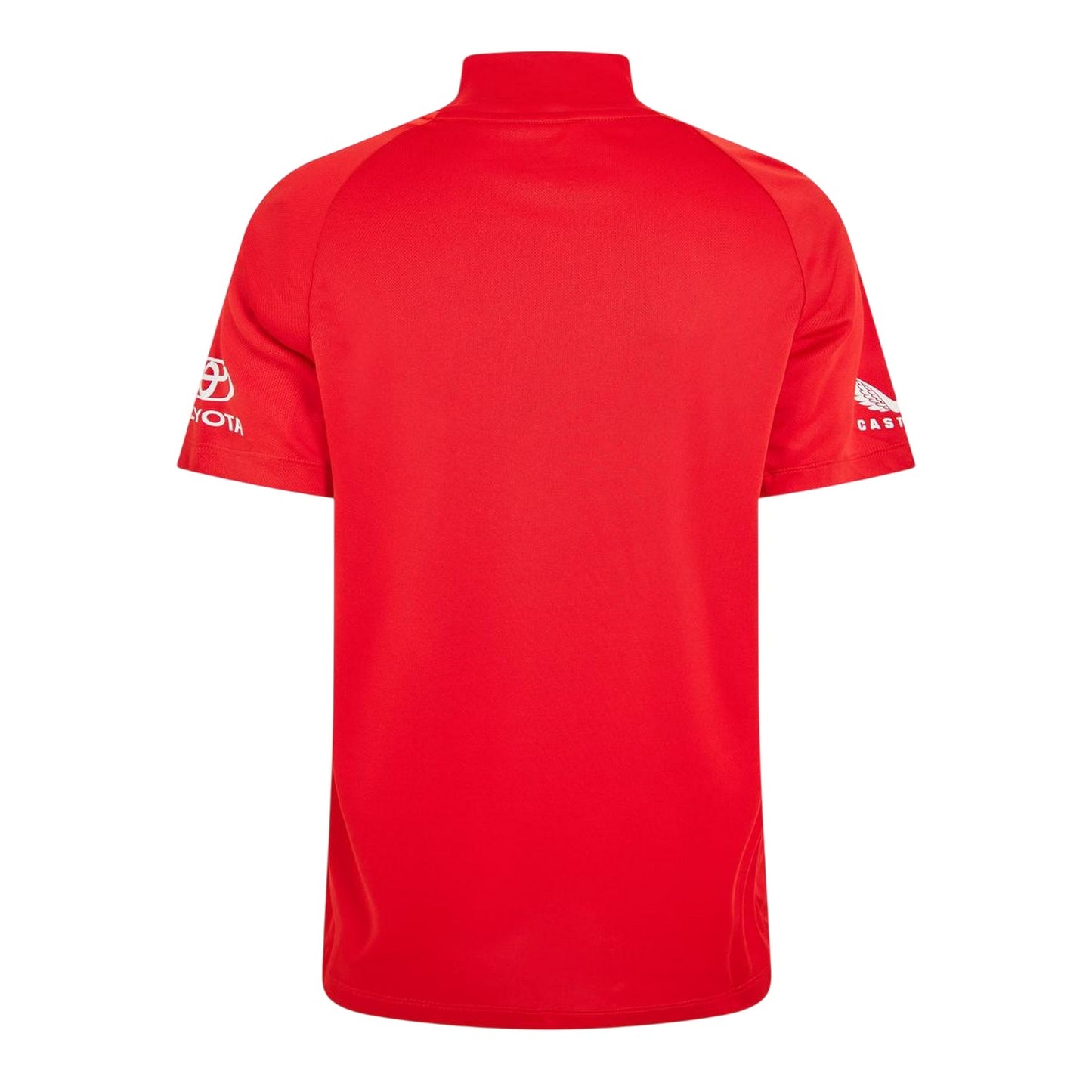 Red - Back - Castore Mens Ecb T20 England Cricket Replica Cricket Shirt
