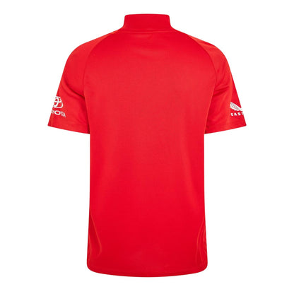 Red - Back - Castore Mens Ecb T20 England Cricket Replica Cricket Shirt