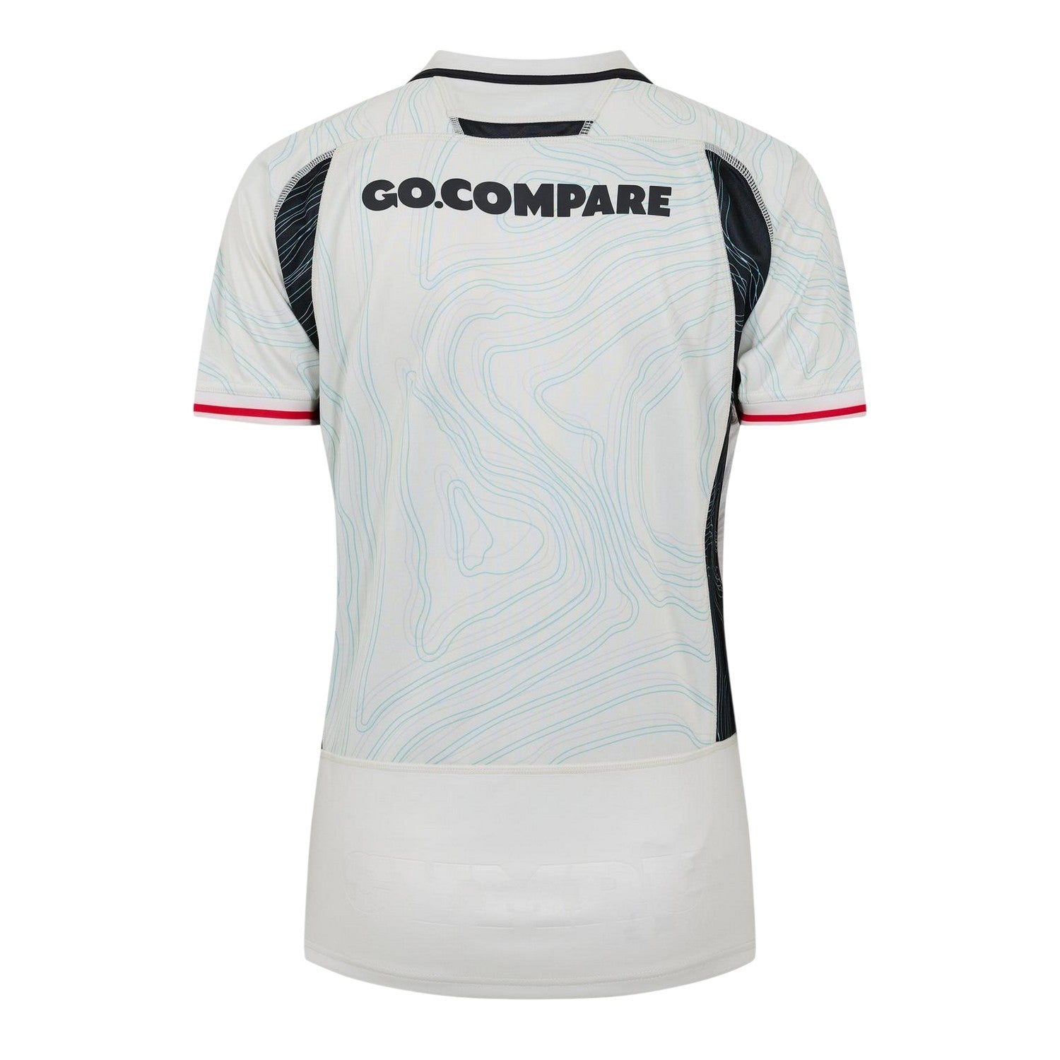Black - Back - Macron Womens-Ladies 25-26 Wales RU Rugby Shirt