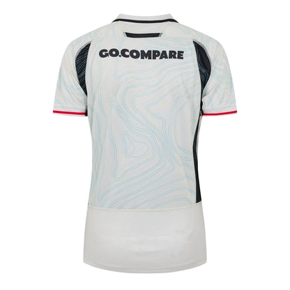 Black - Back - Macron Womens-Ladies 25-26 Wales RU Rugby Shirt