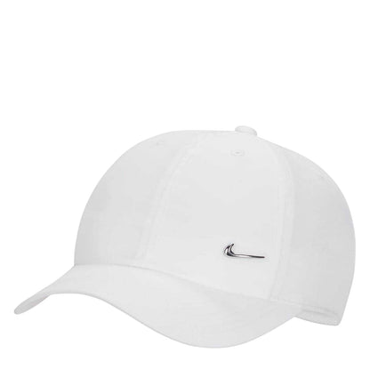 White - Front - Nike Childrens-Kids Swoosh Cap