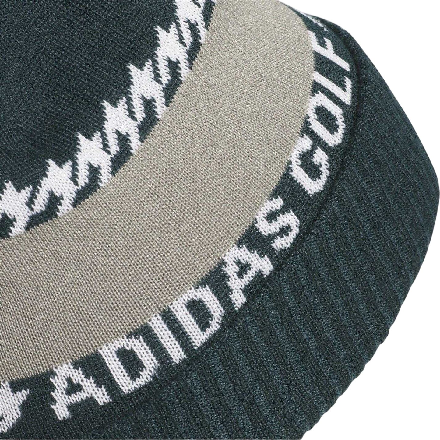 Aurora Green-Ivy - Back - Adidas Lettering Cold.Rdy Bobble Hat