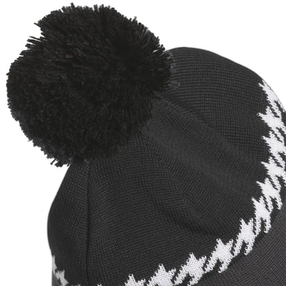 Black - Side - Adidas Lettering Cold.Rdy Bobble Hat