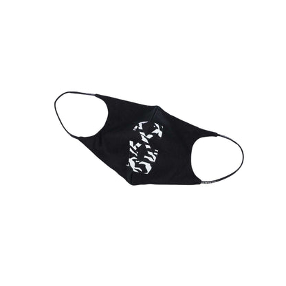 Black - Side - Off White Arrow Face Mask