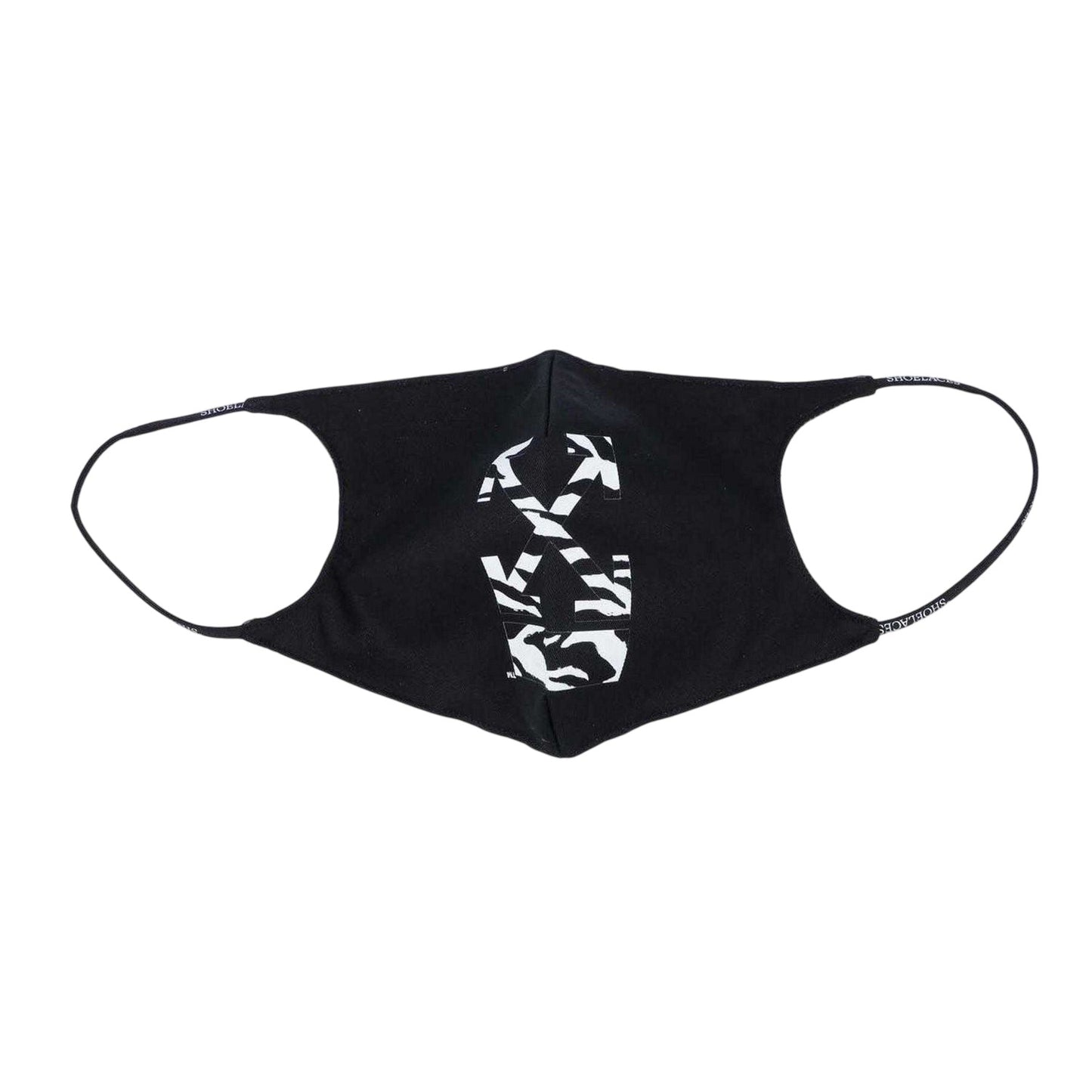 Black - Front - Off White Arrow Face Mask