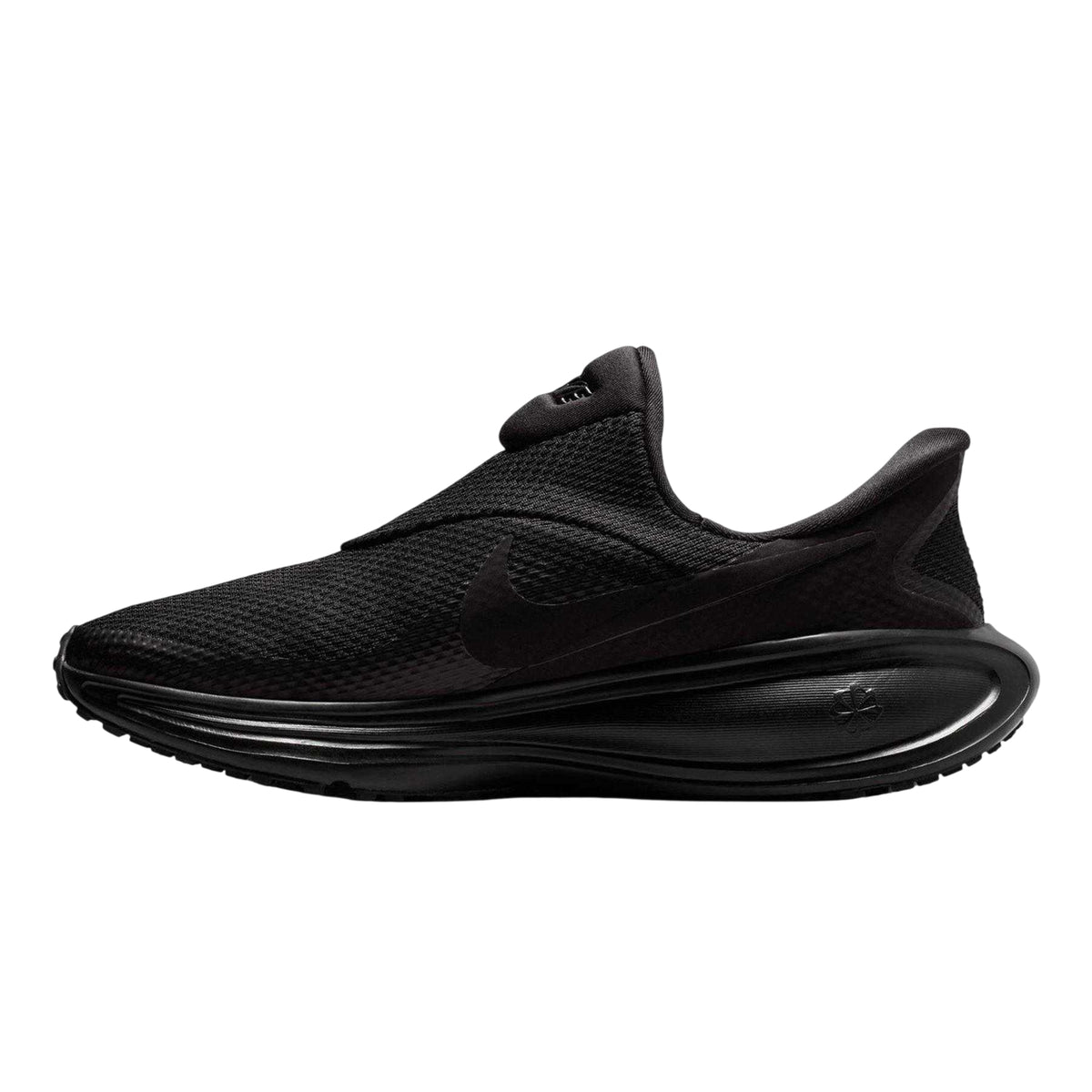 Triple Black - Side - Nike Womens-Ladies Revolution 7 Logo Trainers