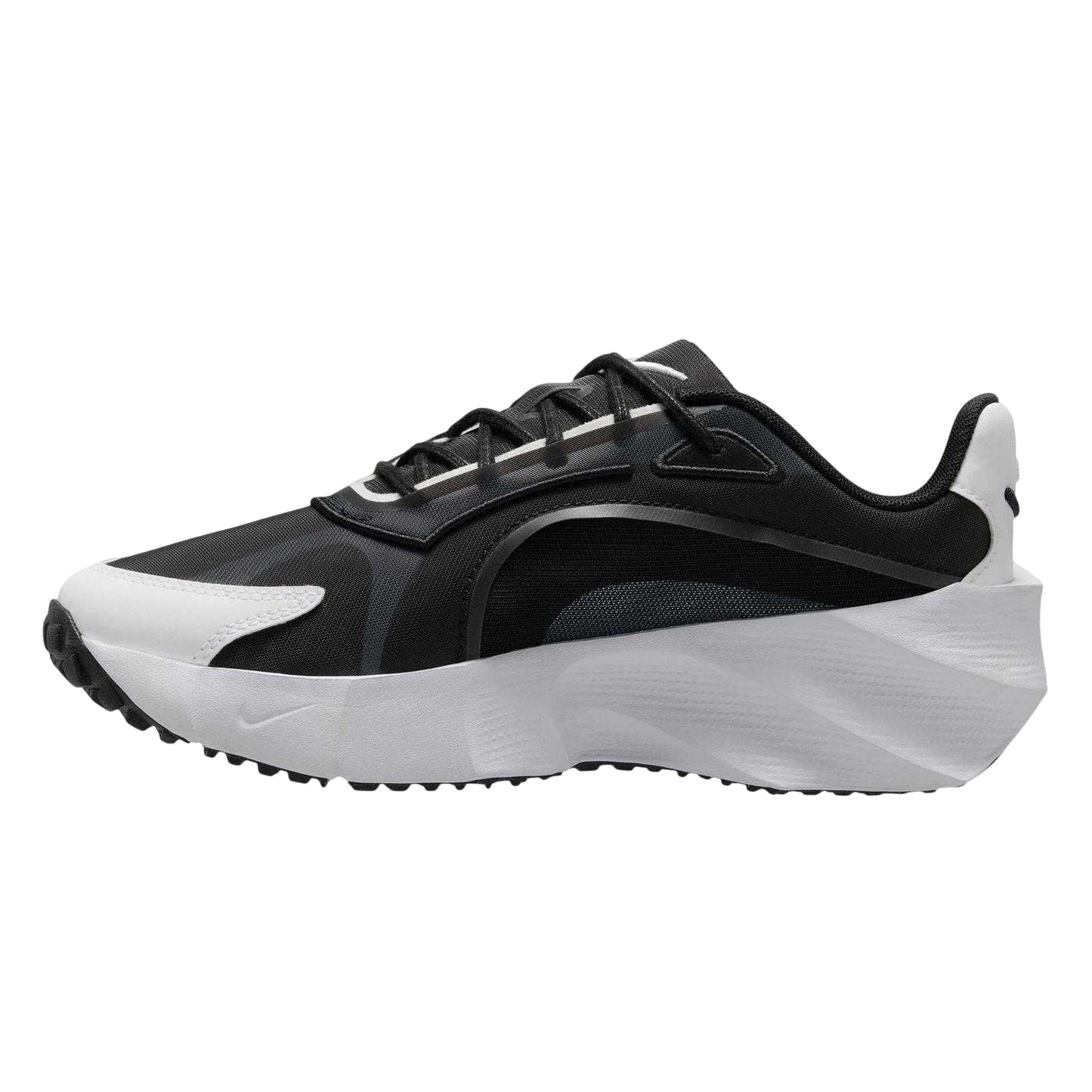 Black-White - Back - Nike Womens-Ladies Aura Edge Mesh Trainers