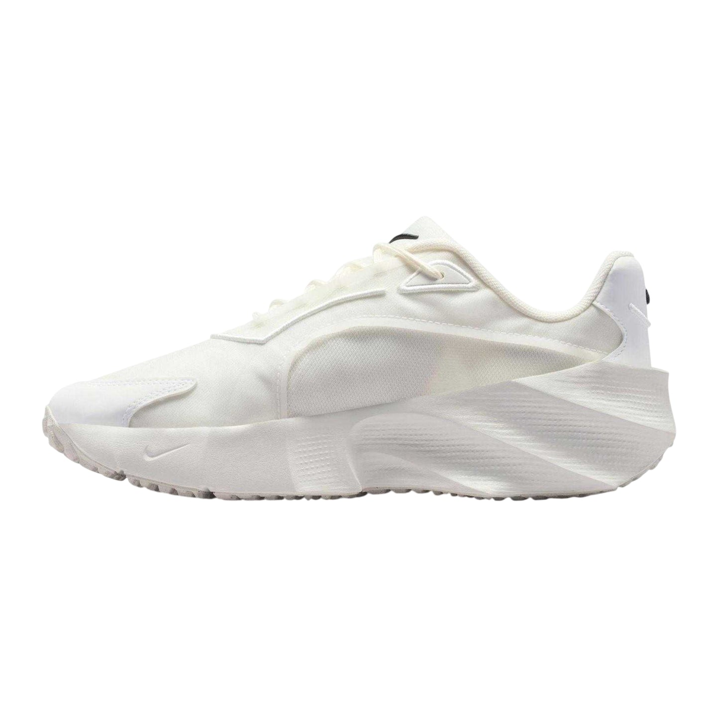 White - Side - Nike Womens-Ladies Aura Edge Mesh Trainers